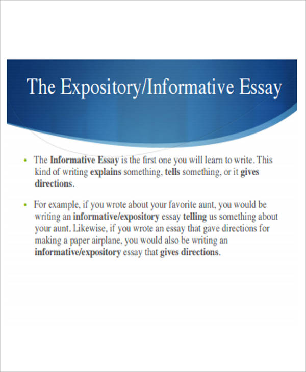 How to Write an Informative Essay